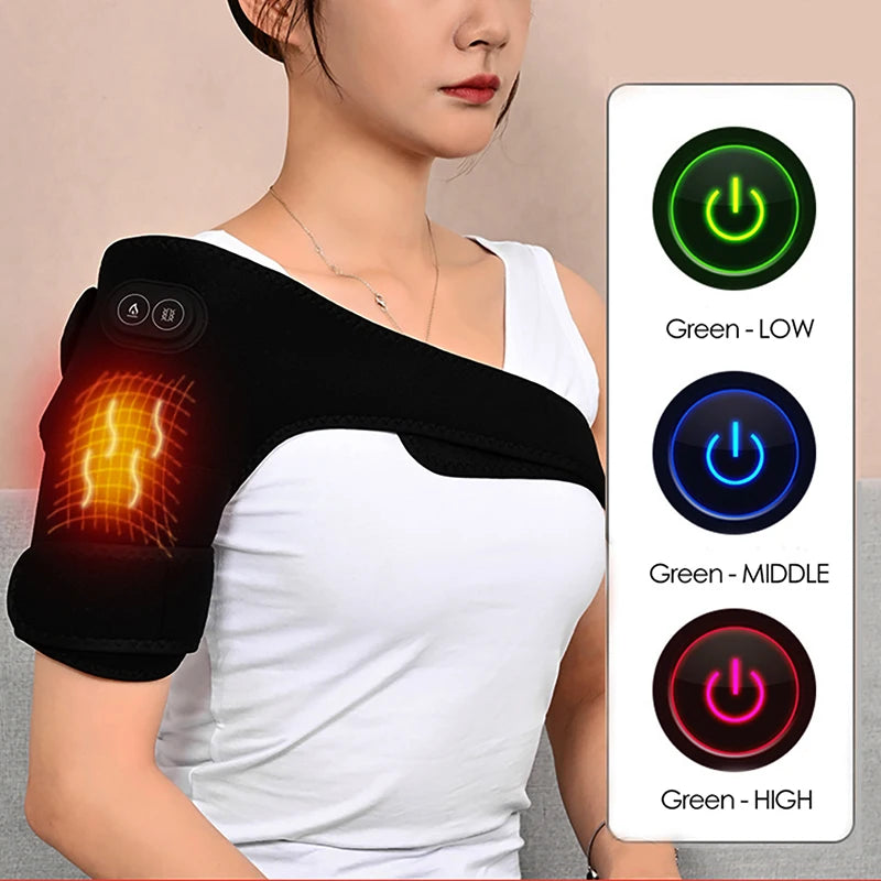 Inovador Massageador USB de Ombro e Joelho com Aquecimento