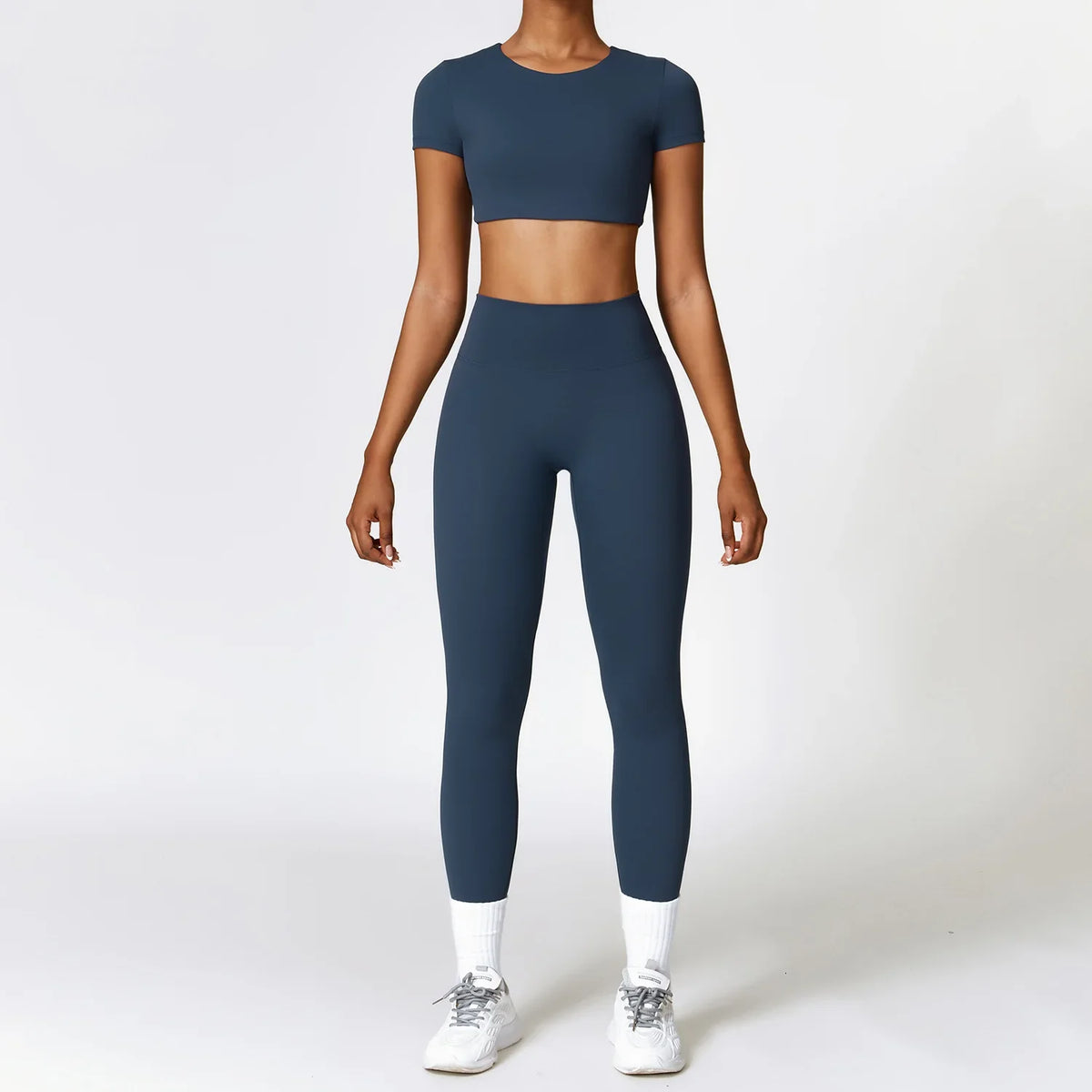 Conjunto de Yoga Sem Costura