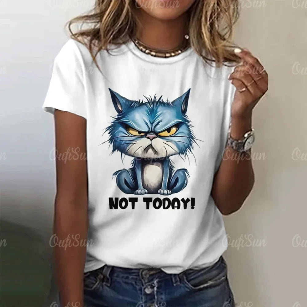 Camiseta Comics Gato Bravo