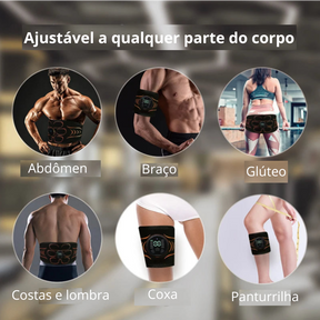 NOVO Super Estimulador Elétrico de Músculos Para Homens e Mulheres - POWER MUSCLE (braços)