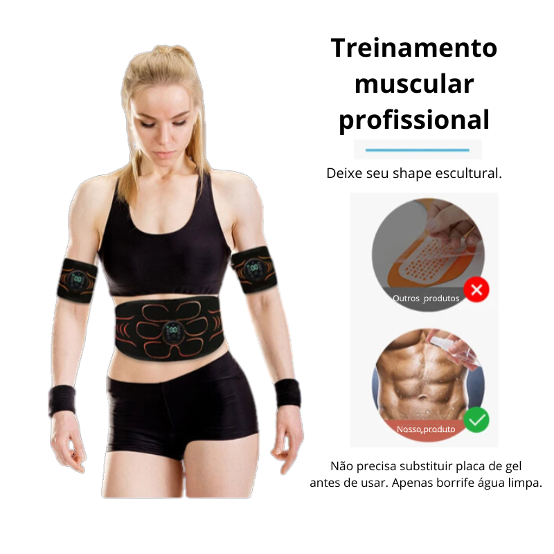 NOVO Super Estimulador Elétrico de Músculos Para Homens e Mulheres - POWER MUSCLE (braços)